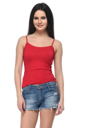 Picture of Frenchtrendz Modal Spandex Red Short Length Camisole