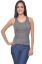 Picture of Frenchtrendz Viscose Spandex Grey Short Length Tank Tops