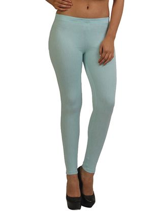Picture of Frenchtrendz Cotton modal  Spandex Aqua  Jeggings