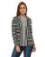 Picture of Frenchtrendz Cotton Black White Medium Length Patti Shrug