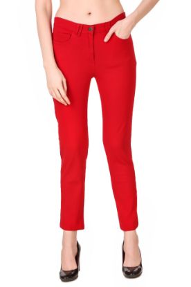 Picture of Frenchtrendz Women's Red Pant