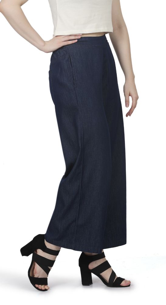 Picture of Frenchtrendz Women's Tencel Denim Palazzos