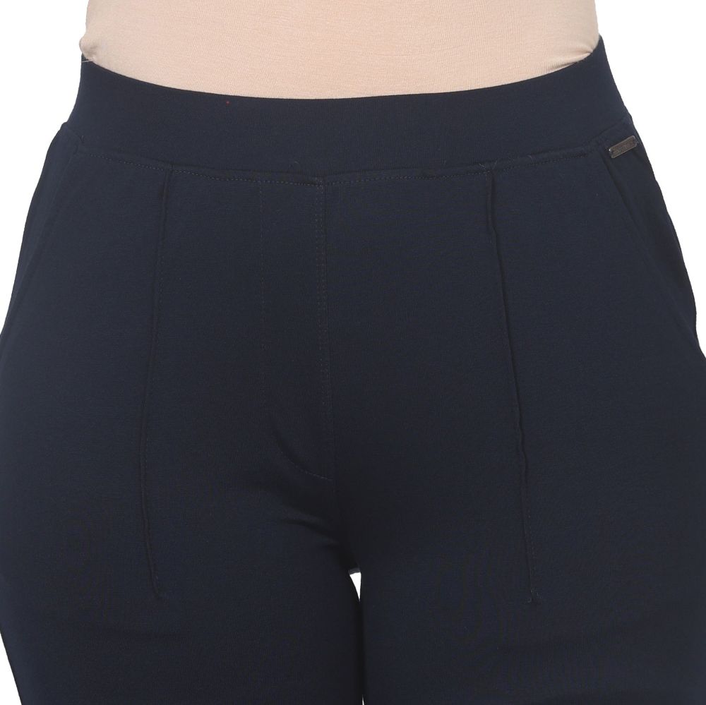 Picture of Frenchtrendz Schifield Navy Bell Bottom Pant