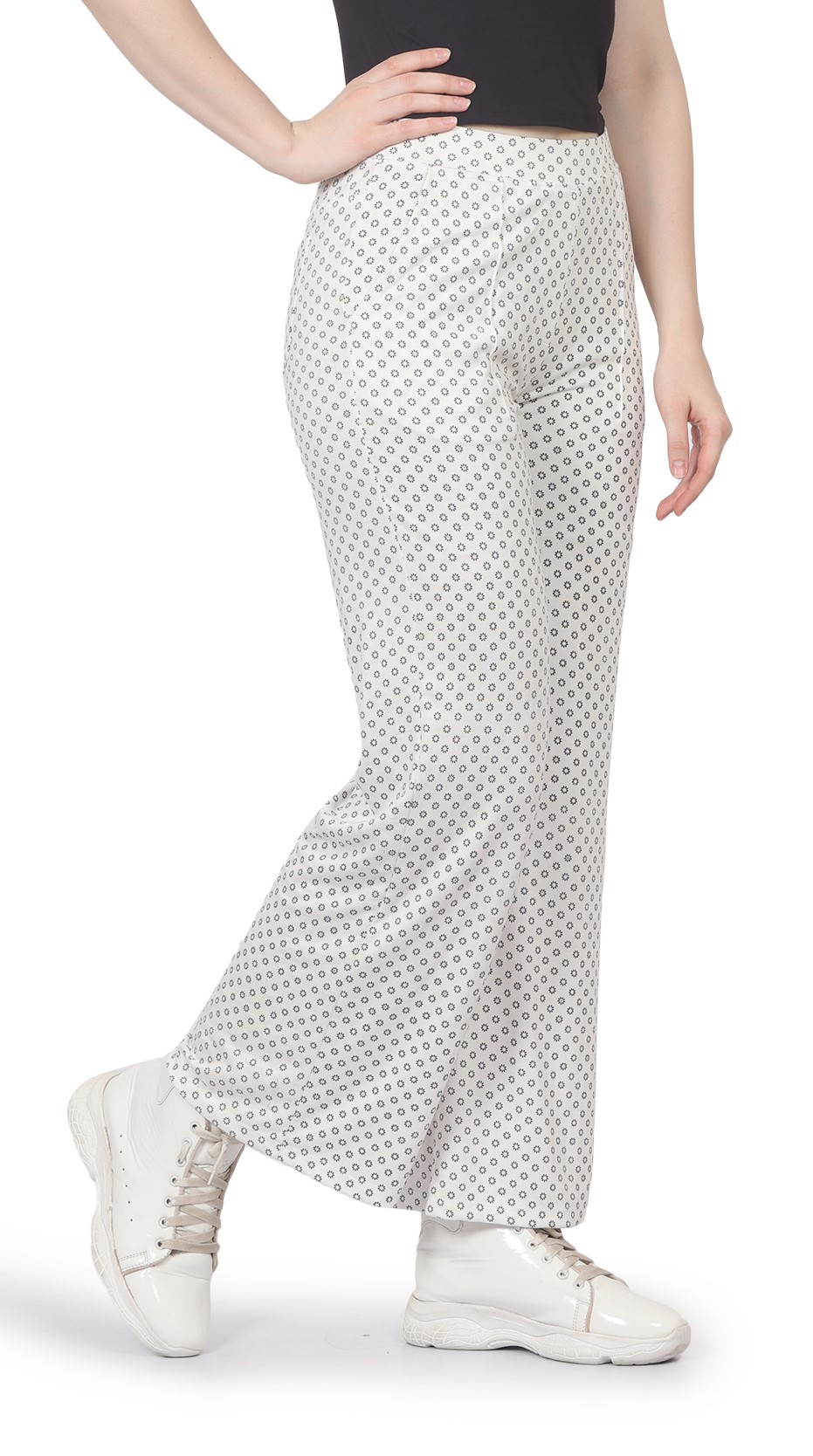 Buy Aventy Women Leopard Snakeskin Print High Waist Flare Pants Lady  Floor-Length Bell Bottom Casual Wide Leg Palazzo Trousers (Leopard, Large)  at Amazon.in