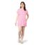 Picture of Frenchtrendz Women's Striped pink White Round Neck Dress