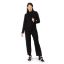 Picture of Frenchtrendz Women's Rayon Poly Pleated  black jumpsuit and blazer set