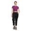 Picture of Frenchtrendz Women's Ankle Length Front Belt And Back Elasticated Poplin Lycra Black Pant