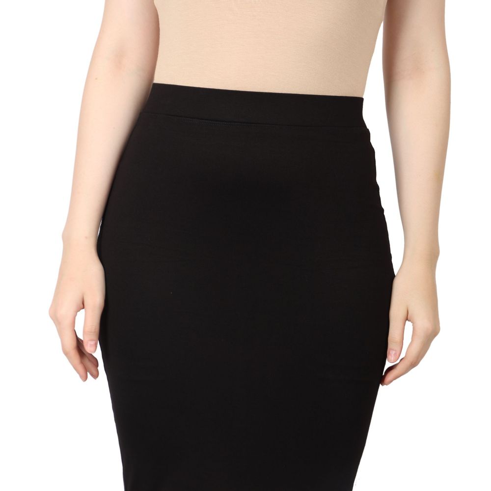 Picture of Frenchtrendz Women's Schifield Black Pencil Skirt