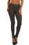 Picture of Frenchtrendz Women's Cotton Modal Spandex Fleece Charcoal-Grey Winter Warmer Ankle Leggings