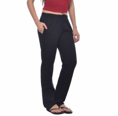 Picture of Frenchtrendz Cotton Modal Spandex Black Lower with Elastic Waistband & Drawstring
